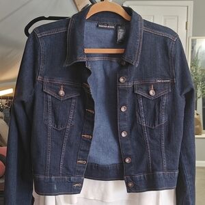 Vintage 98% Cotton Dark Wash Denim Jean Jacket
